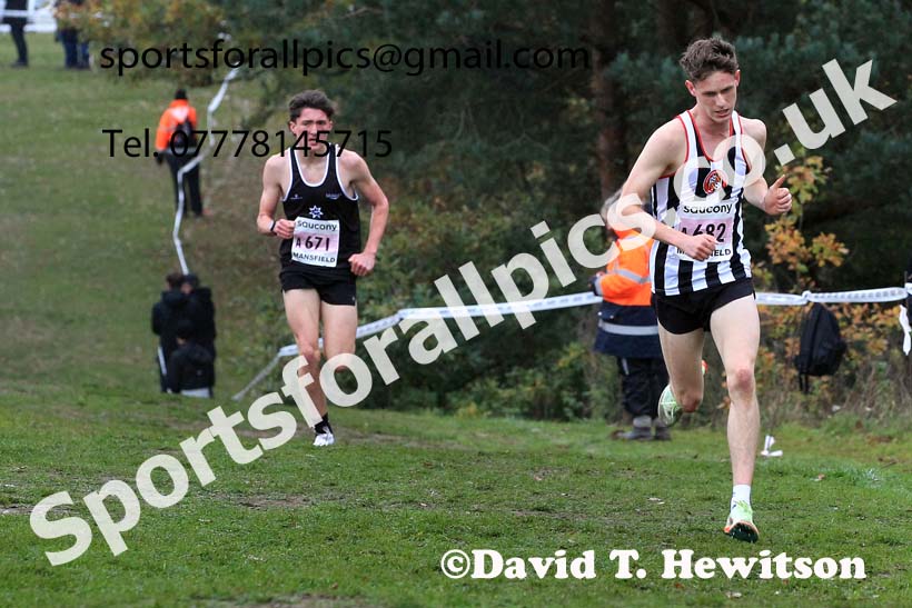 Mens Under-17s, 2022 National Cross Country Relays, Berry Hill Park, Mansfield.  Photo: David T. Hewitson/Sports for All Pics
